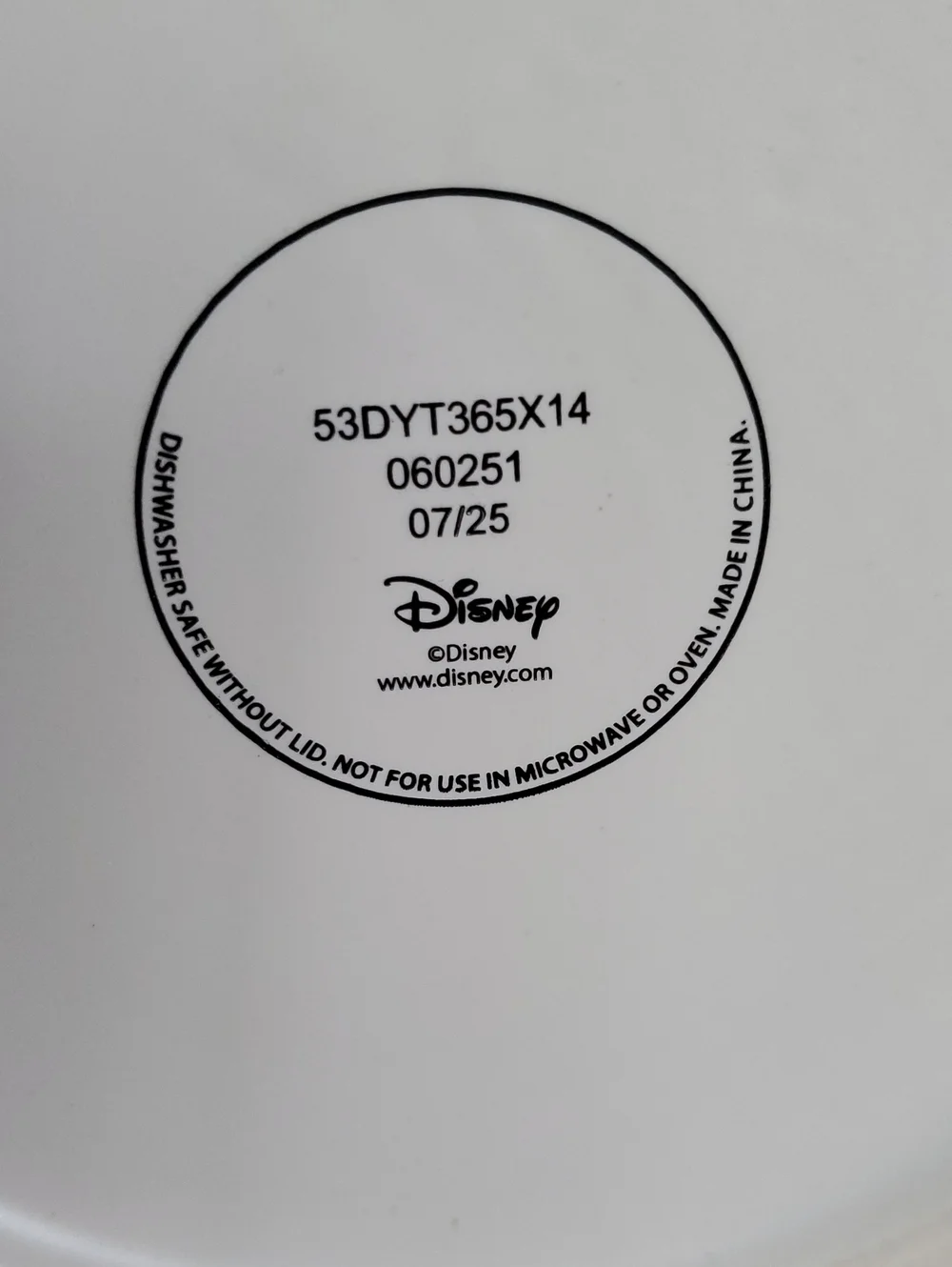 Mickey Mouse Checkered Ivory Canister Set